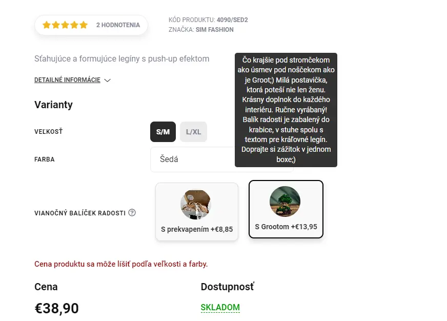 Parametre s fotkou na Shoptete - obrázok produktu Gaelta 2
