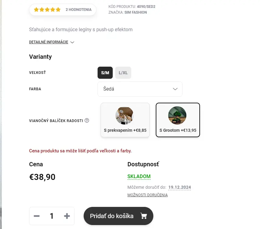 Parametre s fotkou na Shoptete - obrázok produktu Gaelta 4