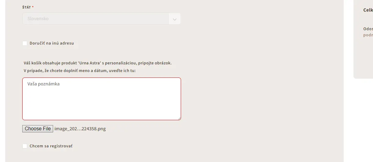Nahrávanie obrázkov pri objednávke na Shoptete - obrázok produktu Gaelta 2