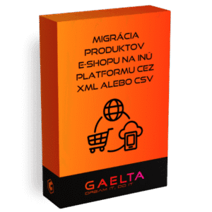 Migrácia produktov e-shopu na inú platformu cez XML alebo CSV