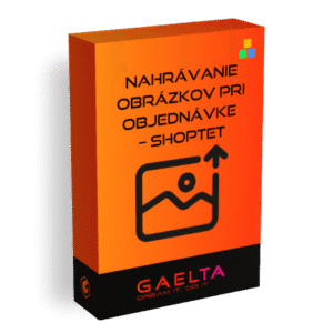 Nahrávanie obrázkov pri objednávke - Shoptet