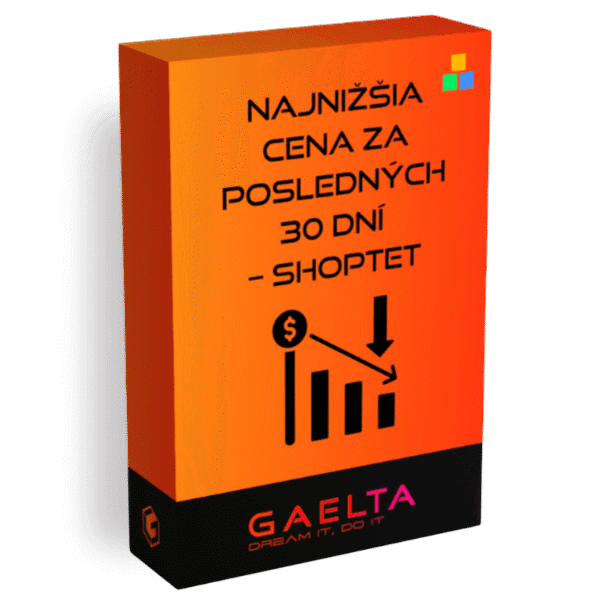 Najnižšia cena za posledných 30 dní - Shoptet
