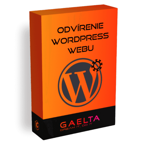 Odvírenie WordPress webu