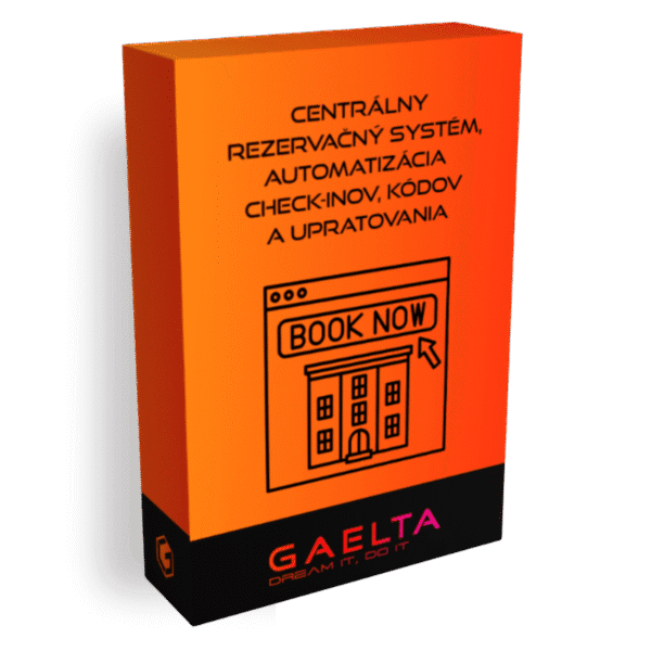 Centrálny rezervačný systém, automatizácia check-inov, kódov a upratovania