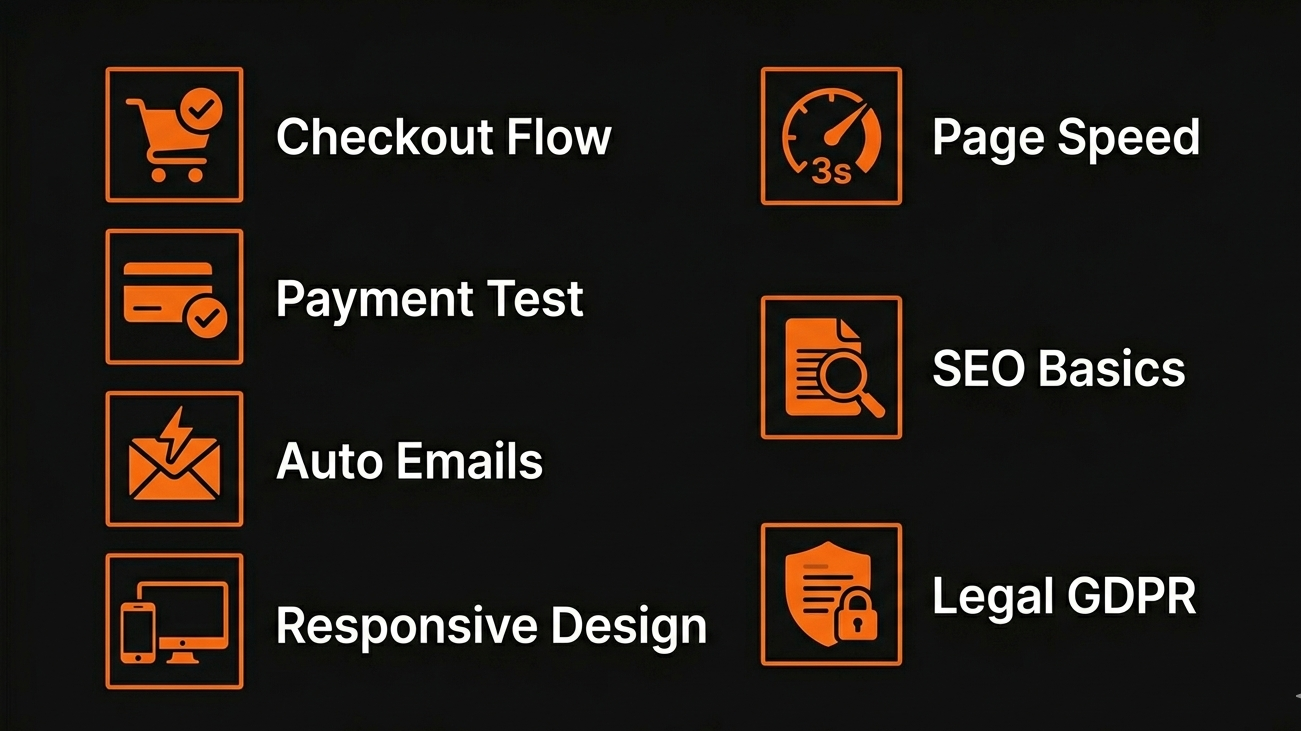 Testovanie e-shopu pred spustením