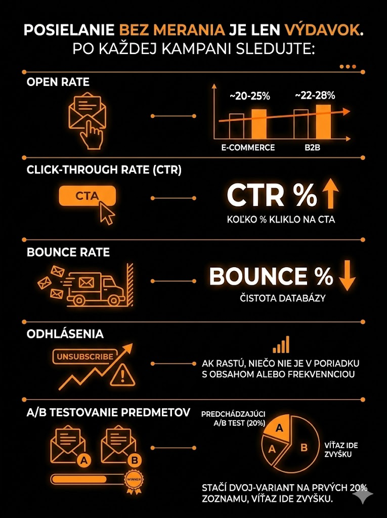 Analytika newslettera – metriky