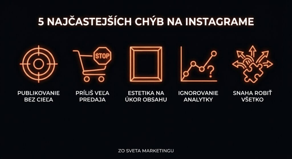Najčastejšie chyby firiem na Instagrame